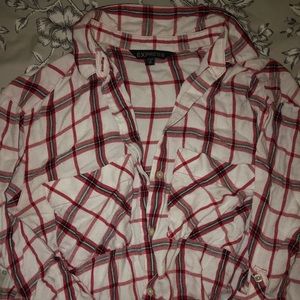 Red and white flannel
